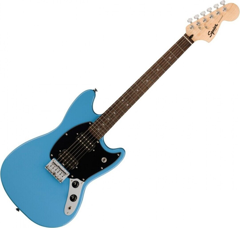 Squier Sonic Mustang Hh, Laurel Black Pickguard, California Blue