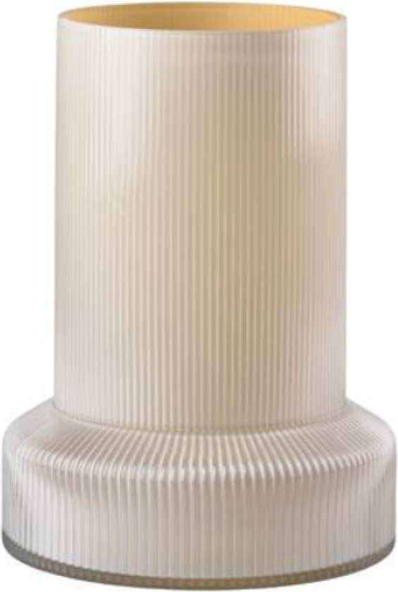 Hvils glassvase Ø21 cm Hvit