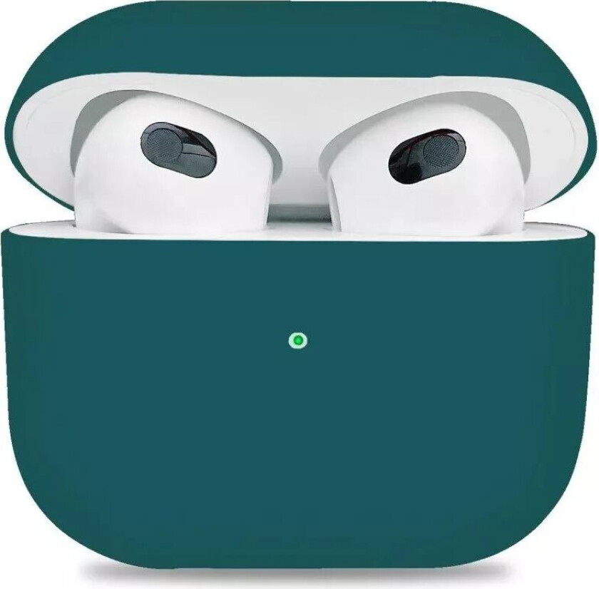 Apple AirPods (3. gen.) Silikon Deksel - Blackish Green