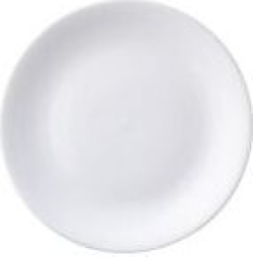 Tallerken Coupe Superwhite Ø26 cm Porcelæn Hvid,6 stk/krt