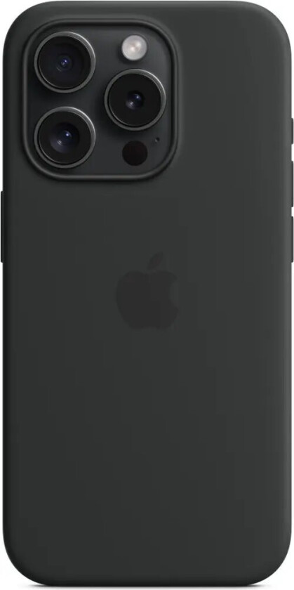 iPhone 15 Pro Silicone Case with MagSafe - Black