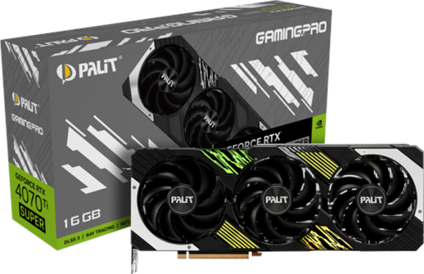 GeForce RTX 4070 Ti SUPER GamingPro - 16GB GDDR6X RAM - Grafikkort