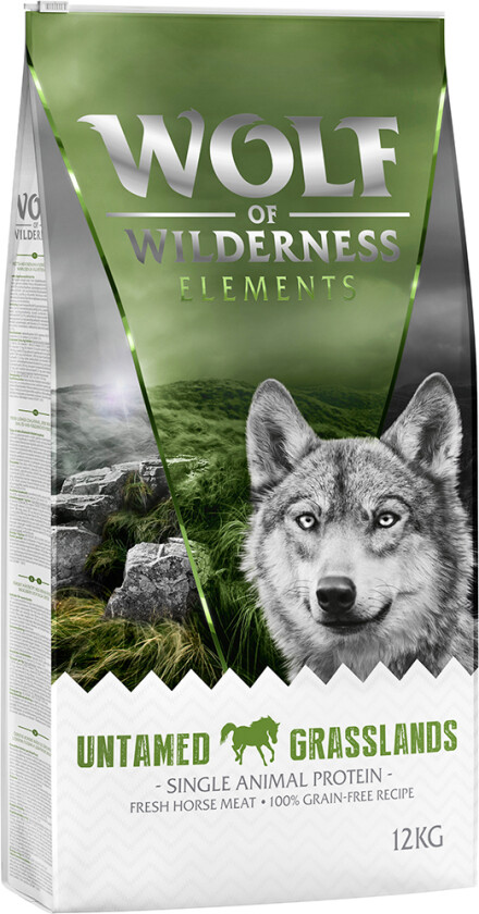 100 kr rabatt! 12 kg Wolf of Wilderness - Untamed Grasslands - Hest