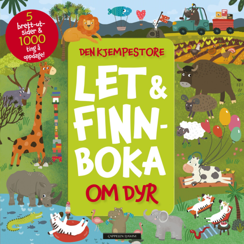 Den kjempestore let & finn-boka om dyr