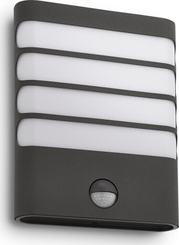 myGarden Vegglampe, Vegglys, Antrasitt, Rustfritt stål, IP44, Hage, Terrasse, II
