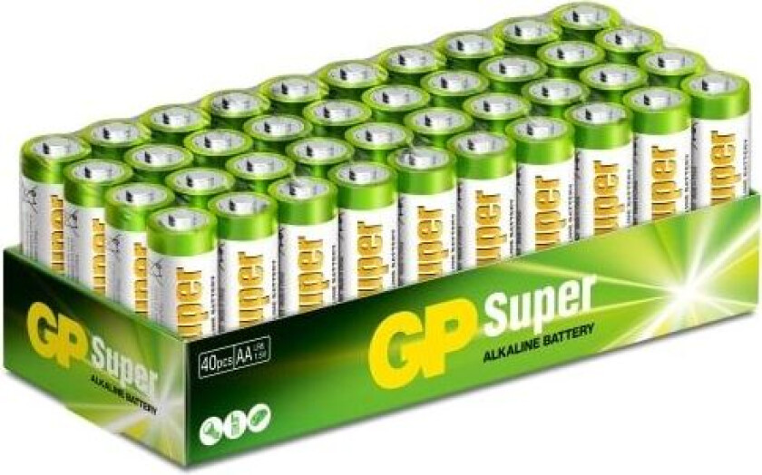 GP Super Alkaline AA 40 Pack (S)