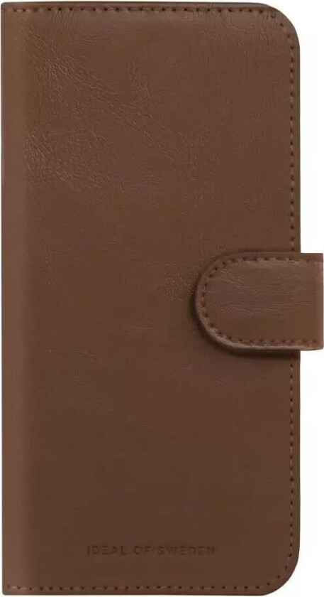 iDeal Of Sweden iPhone 15 Magnet Wallet+ Deksel - Brun