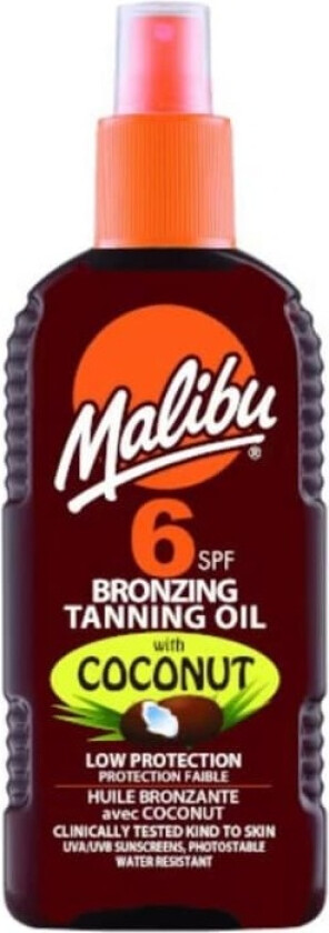 Bronzing Tanning Oil with Coconut SPF 6 200 ml