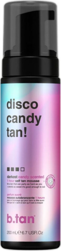 Disco Candy Tan 1 Hour Self Tan Mousse 200 ml