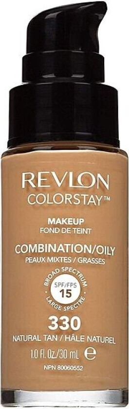 Colorstay Foundation Combination/Oily - 330 Natural Tan 30 ml