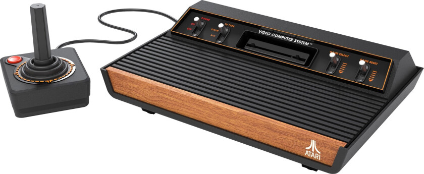 Atari 2600+, Atari 2600+, Sort, Oransje, HDMI, USB Type-C, Atari 2600+ Game System Atari CX40+ Joystick Atari 10-in-1 Game Cartridge HDMI Cable USB-C