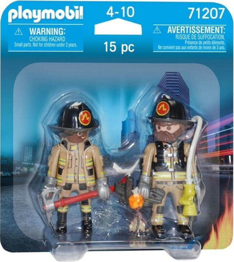 Playmobil Figur Duopack - Brannmenn 71207