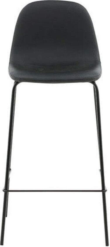 Polar barstol PU kunstskinn svart.