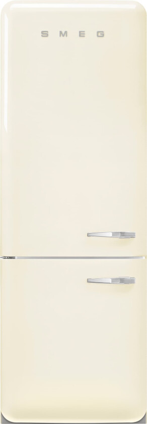 Bilde av SMEG Kombiskap Retro Creme Venstre Fab38lcr5 2050x706x711 Mm