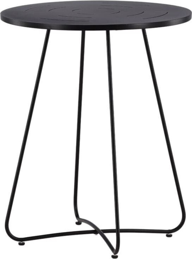 Bacong hage barbord Ø60cm svart.