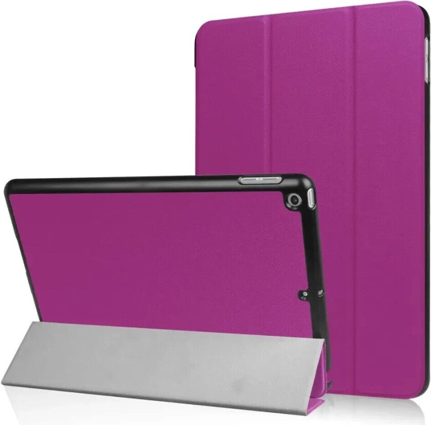 Apple iPad 9.7 2017/2018 Smart Deksel m. Stativ - Lilla