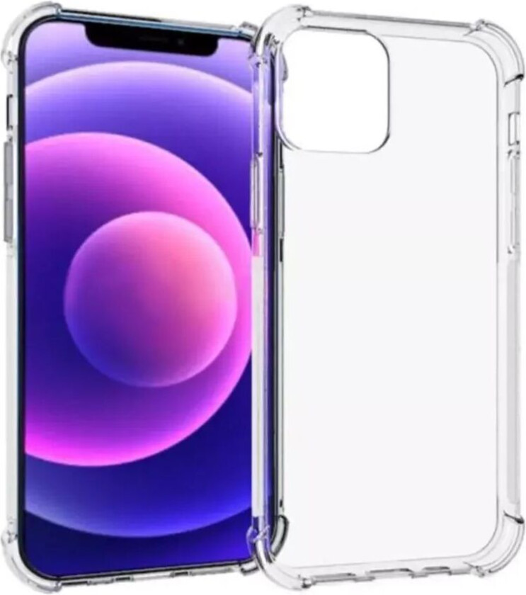 iPhone 13 Mini Shock-Proof Fleksibel Plast Deksel - Gjennomsiktig