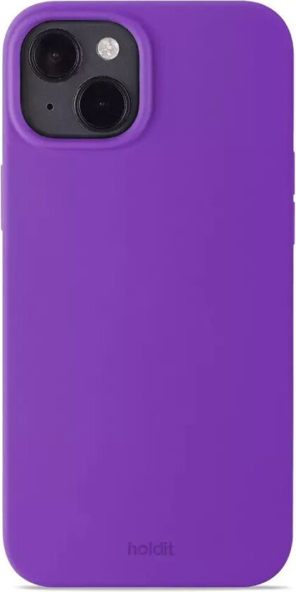 Holdit iPhone 14 Plus Soft Touch Silikon Deksel - Bright Purple