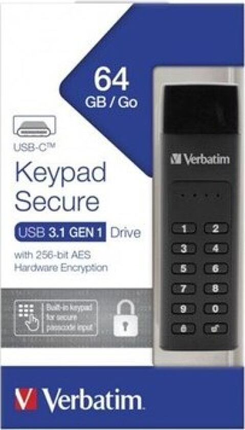 Keypad Secure - 64GB - Minnepenn