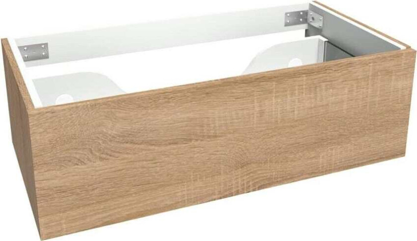 VikingBad Mie Demi Servantskap Slett - Lys Eik
