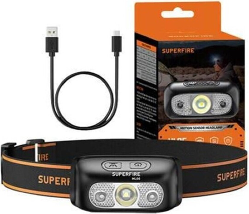 Headlamp HL05-E 120lm USB