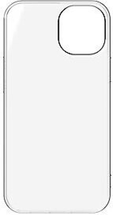 iPhone 14 Silikon Deksel - Gjennomsiktig
