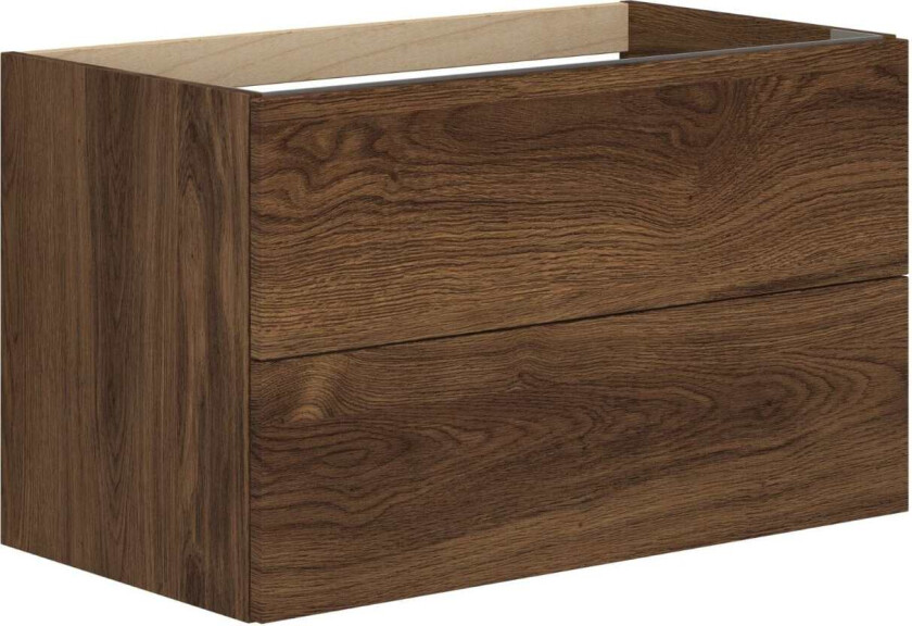 Inzo Servantskap m/2 skuffer - Brun Eik