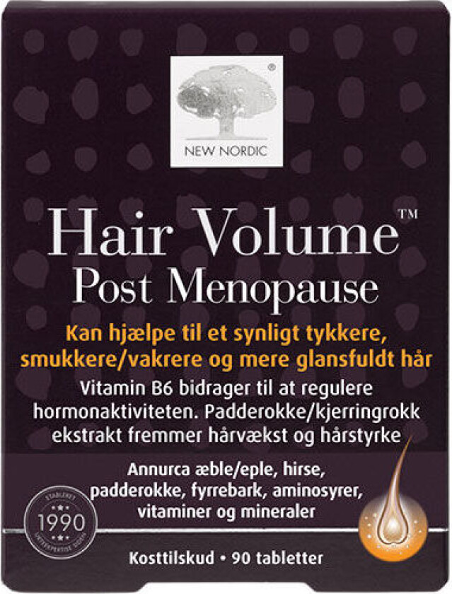 hårvolum etter overgangsalderen - 90 Tabletter