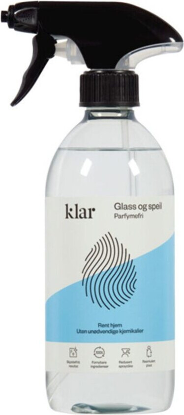 Klar Glass/Speil Spray 500ml