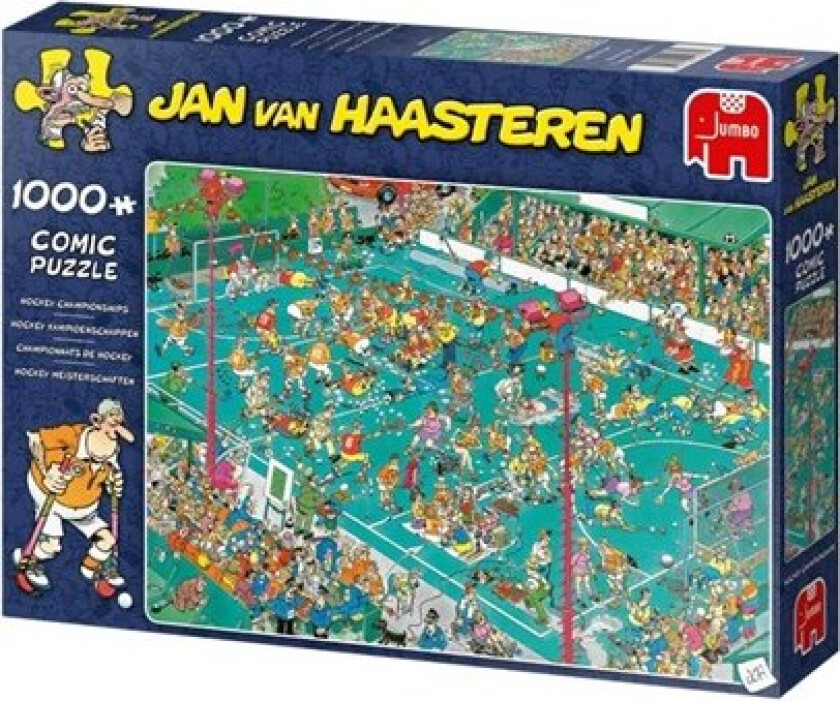 Jan van Haasteren Hockey Championships Puslespill 1000 brikker, Jumbo