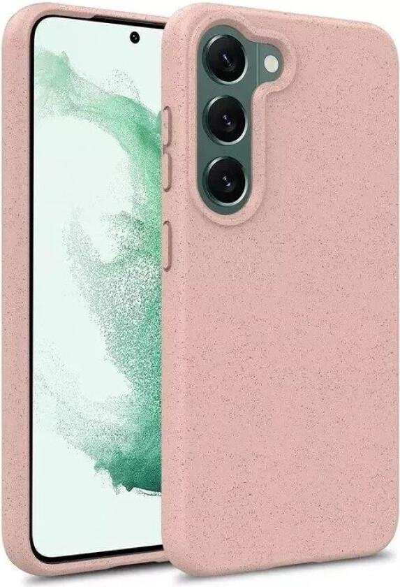 Samsung Galaxy S23 Matt Fleksibelt Plast Deksel - Rosa