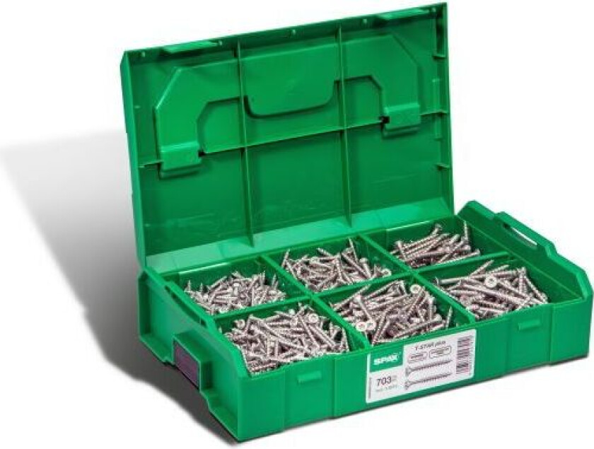 Bilde av 5000009162019 Sortimentboks TFT, SMALL 6 DIM. 700 ST