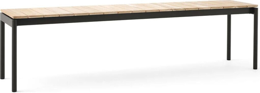 Bilde av &Tradition Ville AV28 benk large 180x40 cm Warm black