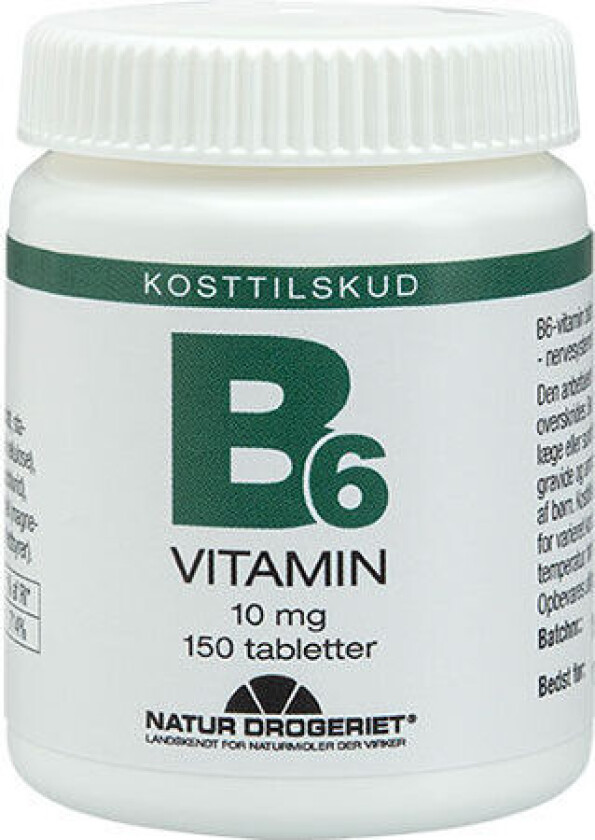 Natur-Drogeriet B6-vitamin 10 mg - 150 Kapslar