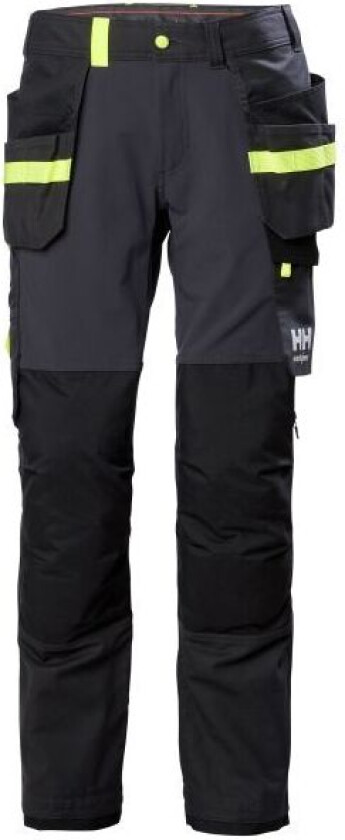 Oxford 77405_989 Arbeidsbukse grå/svart Grå/Svart