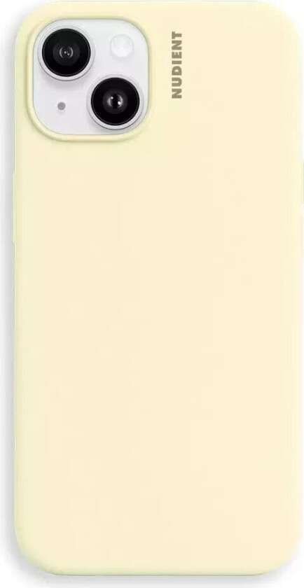 iPhone 14 Base Silicone Deksel - Pale Yellow