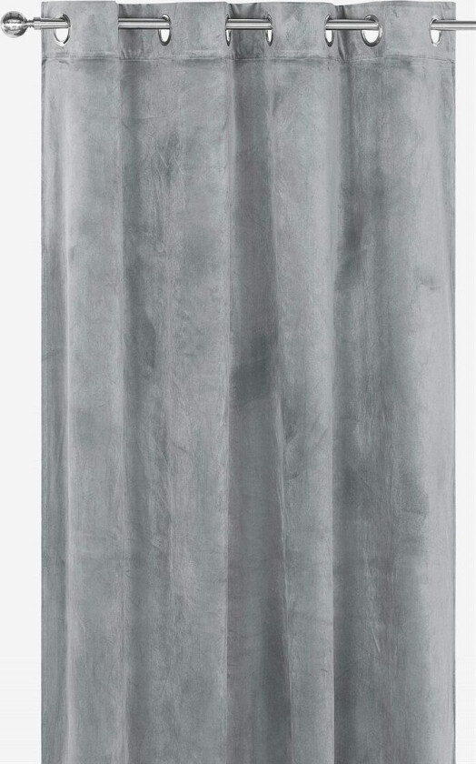 Fløyelslengder med snørehull Charlotte 2-pack 135 x 250 cm