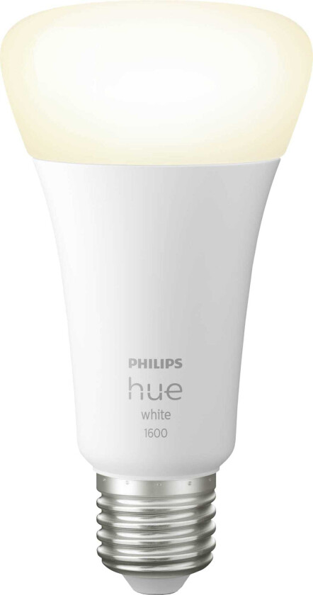 Bilde av Hue White - LED-lyspære - form: A67 - E27 - 15.5 W (ekvivalent 100 W) - klasse F - dempet hvitt lys - 2700 K