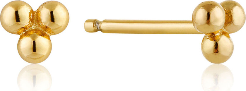 , Ørepynt i forgylt 925 sølv med kuler