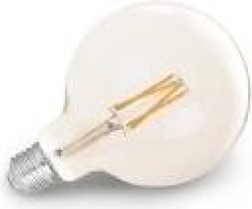 Wiz Smart Led Bulb White Clear G125 E27 Dimmable, 6.5w-60w Power