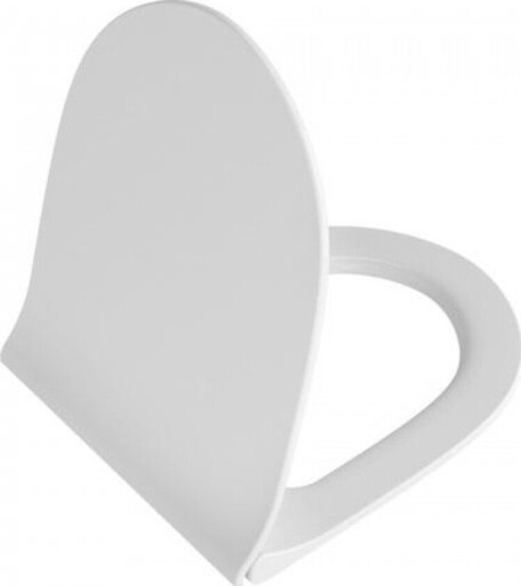 hvitrA Sento Slim toalettsete, soft close, hvit