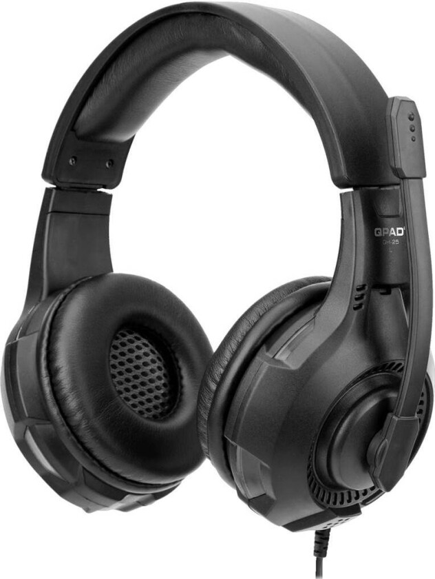 Qh 25 Rgb Stereo Gaming Headset Hodesett Usb Stereo Svart