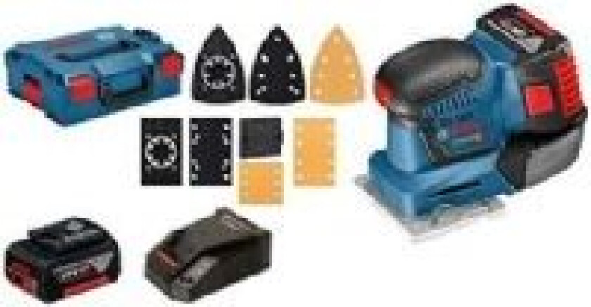 GSS 18V-10 Professional - Eksentersliper - trådløs - 2 batterier - 18 V