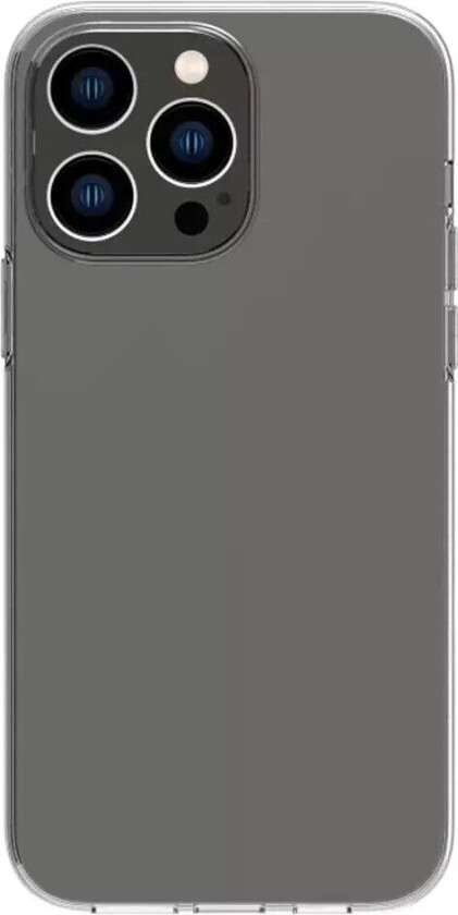 iPhone 14 Pro Max Tynt Fleksibelt Plastdeksel - Gjennomsiktig