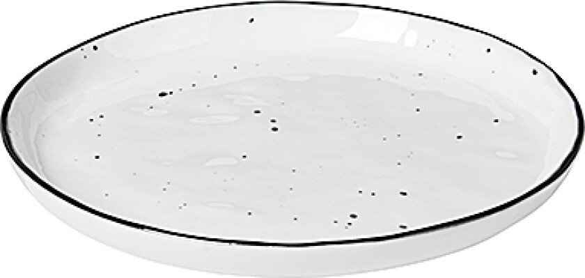 Salt tallerken med prikker Diameter 13,8 cm