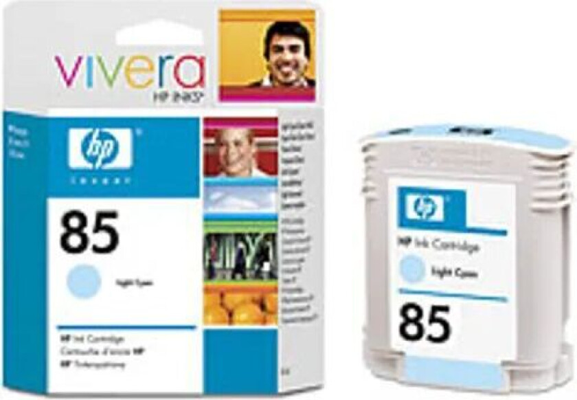 Hp Blekk Ljus Cyan No.85 Dnj 30/130