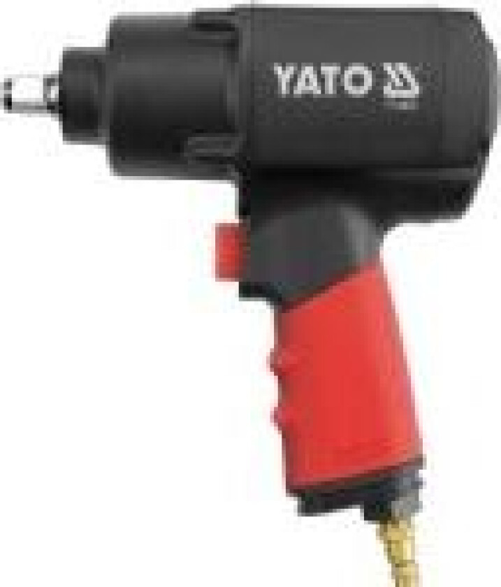 Yato YT-0953, Slagtrekker, Svart, Rød, 1356 Nm, 480 l/min, 6,3 stang, Compressed air