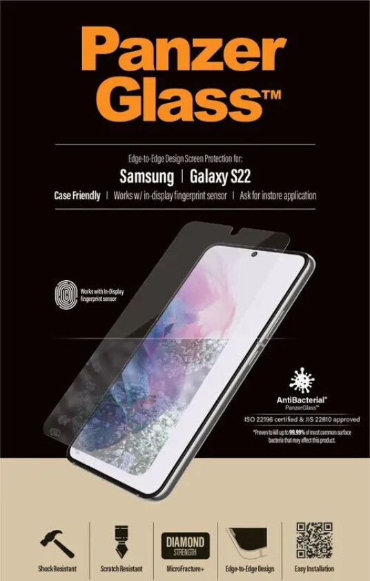 Bilde av Panzerglass Case Friendly Samsung Galaxy S22