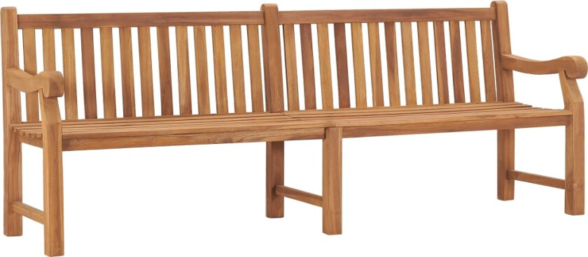 Hagebenk 228 cm heltre teak