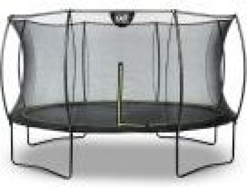 EXIT Silhouette trampoline - Ø: 366 cm. - Svart - Inkl. Sikkerhetsnett
